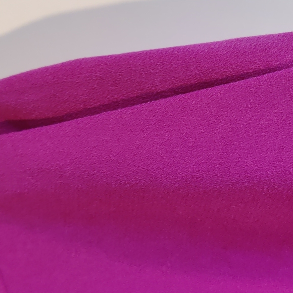 Fleur du Mal Hot Pink Wide Leg High Rise Pants Size 2 - Picture 6 of 9